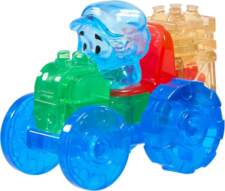 Сенсорный мягкий конструктор Красочный трактор Jelly Blox Tractor Vehicle Set Goliath 932945