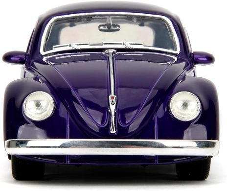 Металева машина 1972 Volkswagen Beetle 1/24 з фігурками Венздей Аддамс і Річ Jada Toys 253255076