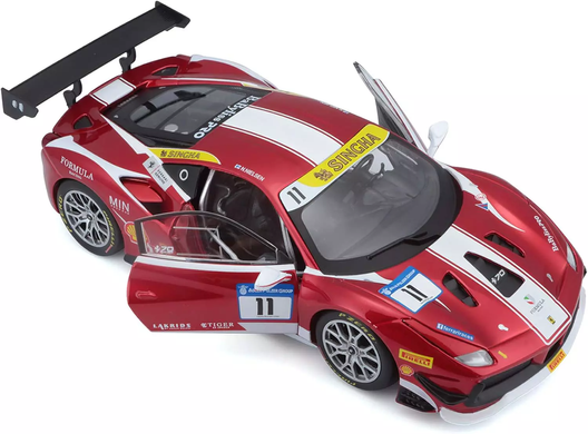 Металева машинка Ferrari 488 Challenge (1:24) Bburago 18-26308