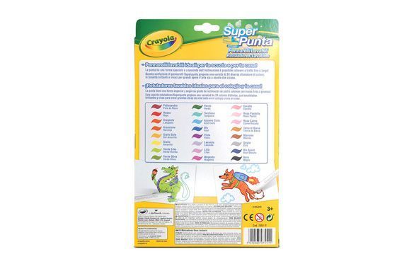 Набір фломастерів для дітей Supertips washable (24 шт) Crayola 7551