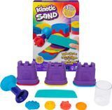 Набір з кінетичним піском (383г) для дитячої творчості Rainbow Mix Set Kinetic Sand 71474 веселковий мікс