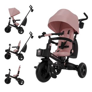 Детский трехколесный велосипед Kinderkraft Aveo 2 Plus Pink KRAVEO02PNK0000 с поворотным сиденьем