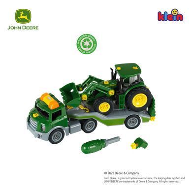 Ігровий набір транспортер з трактором John Deere 6215R Theo Klein 3908