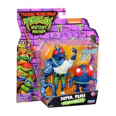 Набор игровых фигурок Черепашки-Ниндзя Суперфлайс Super Flies TMNT Playmates 83481