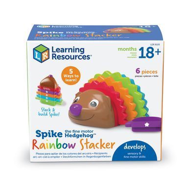 Навчальний ігровий набір 5в1 Spike The Fine Motor Барвистий їжачок Learning Resources LER9105