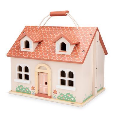 Розкладний дерев'яний будинок для ляльок New Classic Toys 10735