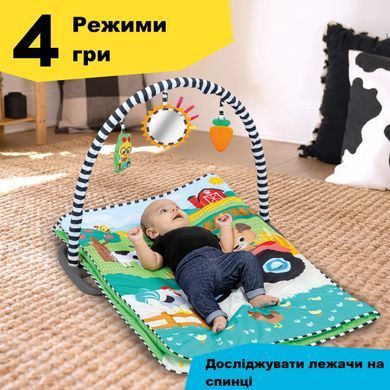 Розвиваючий килимок 4 в 1 Busy Barnyard Baby Einstein 17327