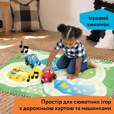 Розвиваючий килимок 4 в 1 Busy Barnyard Baby Einstein 17327