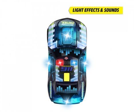 Поліцейська машина (20 см) Ритм патруль Rhythm Patrol Dickie Toys 3763008 зі звуком та світлом