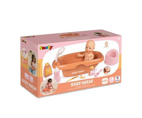 Игровой набор ванночка для куклы Baby Nurse Smoby 7600220383
