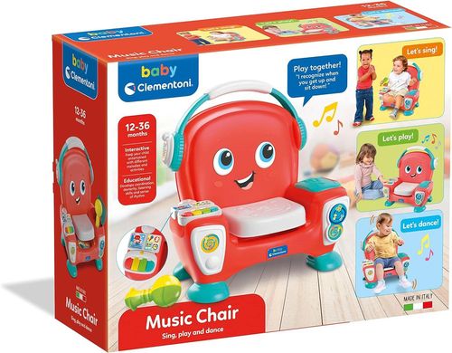 Развивающий игровой центр Музыкальное кресло Music Chair Clementoni 17731