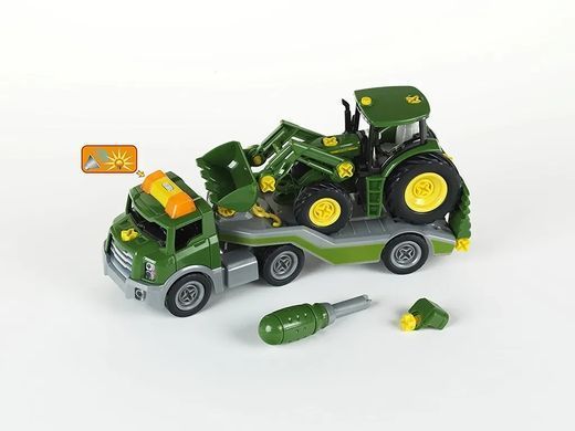 Ігровий набір транспортер з трактором John Deere 6215R Theo Klein 3908