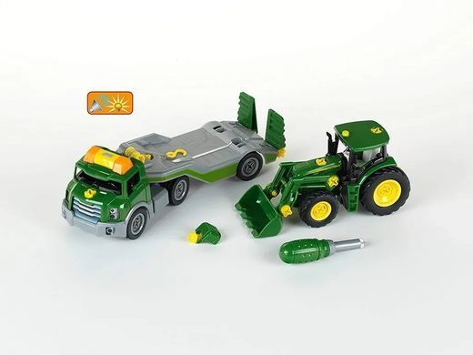 Ігровий набір транспортер з трактором John Deere 6215R Theo Klein 3908