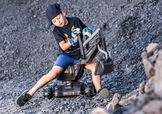 Дитячий екскаватор-каталка rollyDigger Volvo EW160 Rolly Toys 421152
