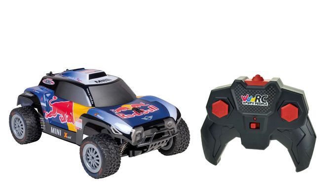 Машина на радіокеруванні X-raid MINI JCW Buggy Red Bull (2,4 GHz, 30 см, 1:16) Happy People H30045