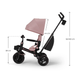 Дитячий триколісний велосипед Kinderkraft Aveo 2 Plus Pink KRAVEO02PNK0000 з повортним сидінням