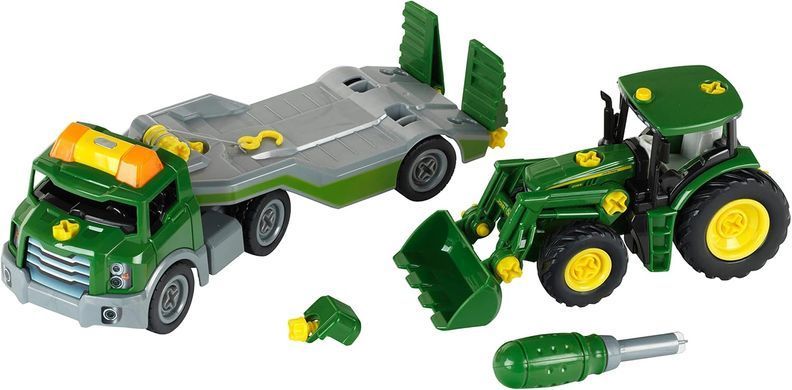Ігровий набір транспортер з трактором John Deere 6215R Theo Klein 3908