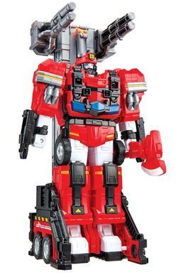 Робот-трансформер Пожарная спасательная машина S5 Fire Truck Rescue Tobot L Young Toys 301153