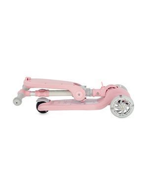 Складаний самокат 2 в 1  MoMi DEBE LED Pink HULA00018