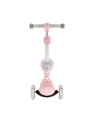 Складаний самокат 2 в 1  MoMi DEBE LED Pink HULA00018