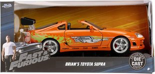 Коллекционная металлическая машинка 1:24 Brian's 1995 Toyota Supra Fast & Furious Jada Toys 253203005