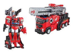 Робот-трансформер Пожарная спасательная машина S5 Fire Truck Rescue Tobot L Young Toys 301153
