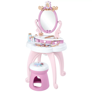 Туалетний столик Перукарня з дзеркалом і стільчиком (2 в 1) Disney Princess Smoby 320250