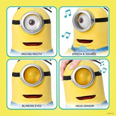 Уцінка інтерактивна м'яка іграшка Посіпаки Дік Wow! Stuff Universal Minions Real FX Palm Puppetronic Dick MIN-1052