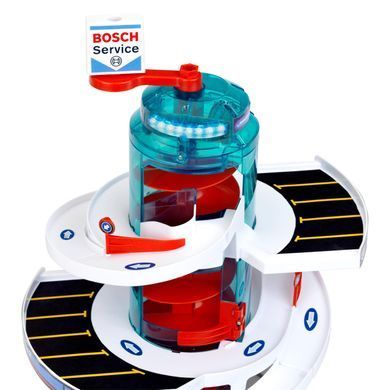 Парковочный гараж Bosch Car Service Helix Parking Garage Theo Klein 2899 с двумя машинками