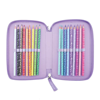 Потрійний пенал з канцелярським приладдям Естрелія S2 Pencil Case Estrelia Nebulous Stars 12608