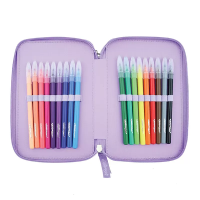 Потрійний пенал з канцелярським приладдям Естрелія S2 Pencil Case Estrelia Nebulous Stars 12608