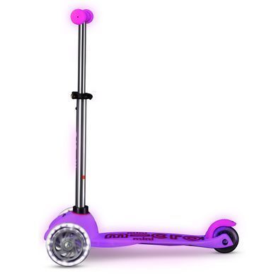 Дитячий триколісний самокат Mini Deluxe Glow LED Micro MMD217 від 2 до 5 років