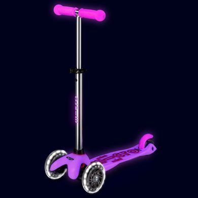 Дитячий триколісний самокат Mini Deluxe Glow LED Micro MMD217 від 2 до 5 років