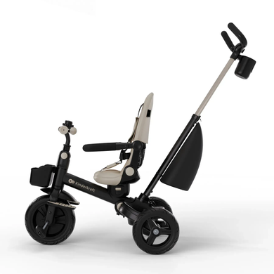 Дитячий триколісний велосипед Kinderkraft Aveo 2 Plus Beige KRAVEO02BEG0000 з повортним сидінням