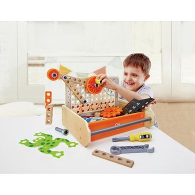 Набор инструментов для экспериментов (32 дет.) Junior Inventor Science Experiment Toolbox Hape E3029