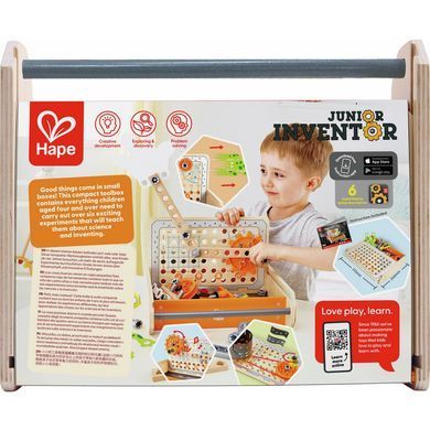 Набор инструментов для экспериментов (32 дет.) Junior Inventor Science Experiment Toolbox Hape E3029