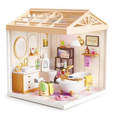 Конструктор-румбокс Ванна кімната Dreamy Bay Scene Mini House 8009 з LED-підсвіткою