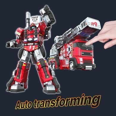 Робот-трансформер Пожарная спасательная машина S5 Fire Truck Rescue Tobot L Young Toys 301153