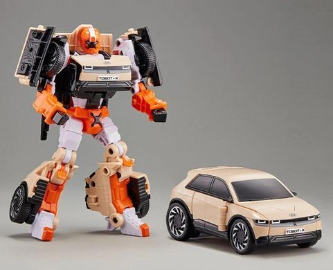 Робот-трансформер S5 All New Smart Tobot X автомобиль Hyundai IONIQ5 Young Toys 301162