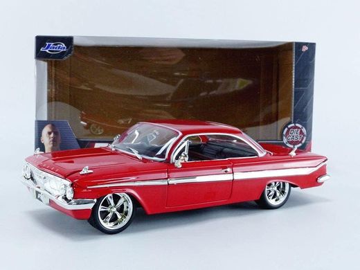 Металева машинка (1:24) Форсаж 8 Doms Chevy Impala Vehicle 1961 Jada Toys 253203051