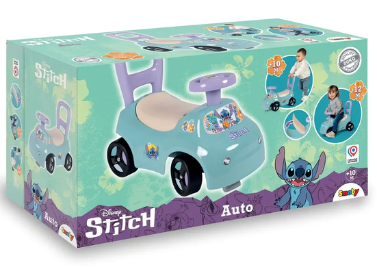 Машинка-каталка 2 в 1 Stitch Smoby 7600720552