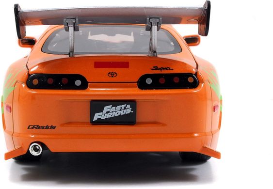 Колекційна металева машинка 1:24 Brian's 1995 Toyota Supra Fast & Furious Jada Toys 253203005