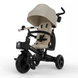 Дитячий триколісний велосипед Kinderkraft Aveo 2 Plus Beige KRAVEO02BEG0000 з повортним сидінням