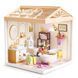 Конструктор-румбокс Ванна кімната Dreamy Bay Scene Mini House 8009 з LED-підсвіткою
