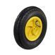 Серая детская металлическая тачка (до 25 кг) Rolly Toys metall Schubkarre Air Tyre 271757 резиновое колесо