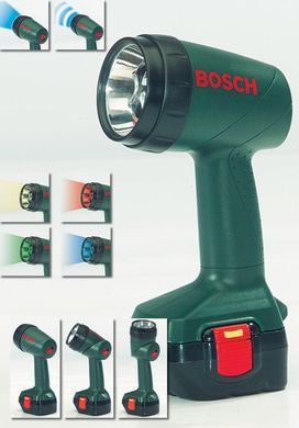 Игрушечный шарнирный фонарь (4 цвета света) Bosch Mini Theo Klein 8448