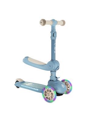 Складаний самокат 2 в 1 MoMi DEBE LED blue HULA00020