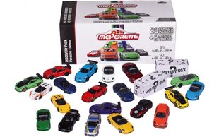 Набір металевих машинок Porsche Premium (7,5 см., 20 штук + 2 машинки-сюрприз) Majorette 2058601