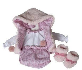Набор одежды для куклы (45 см) Munecas De Cuna R45223 жилет, пинетки