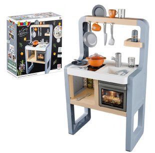 Интерактивная игровая кухня Розмарин Smoby Kitchen Rosemary 7600311801 со звуковым эффектом